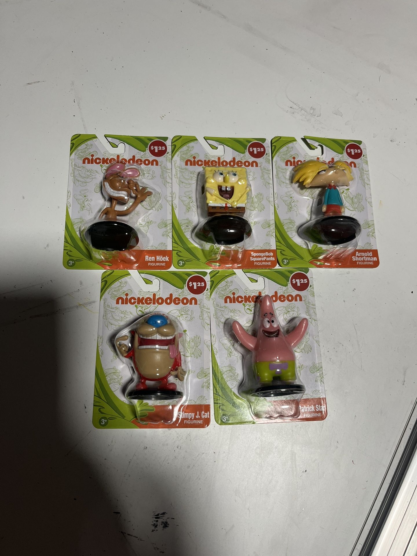 Nickelodeon Set Of 5 Characters