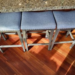 Bar Hieght  Fabric  Stools