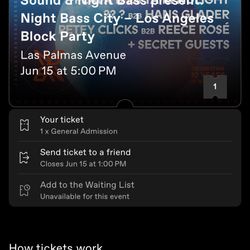 Night Bass Block Party 6/15