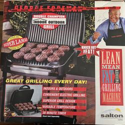 George Forman Large Indoor/outdoor Grill (stand Not Included)
