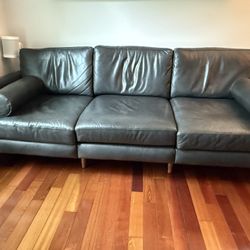 Burrow Nomad Leather Sofa