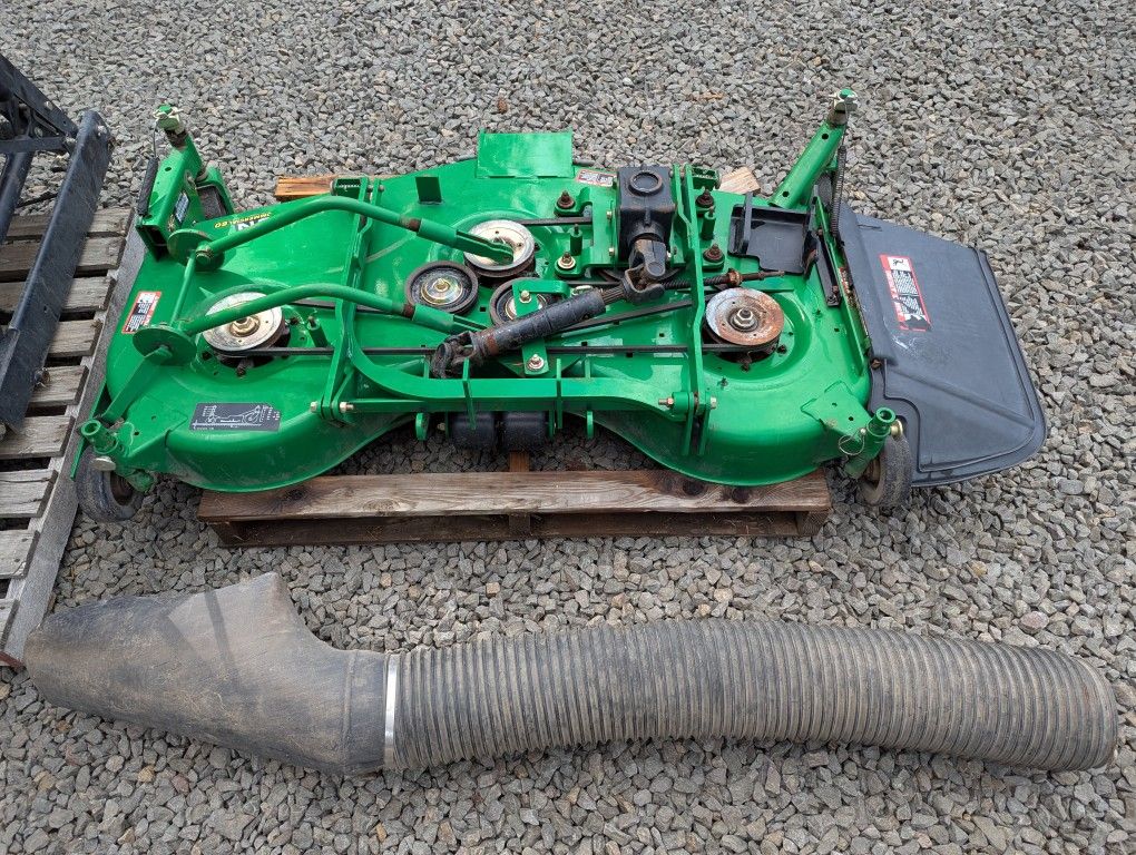 John Deere Tractor Mower Deck And Bagger