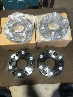 6X139.7 14X1.5 87.1 HC 1” Thick Wheel Spacers Silverado GMC Sierra NEW