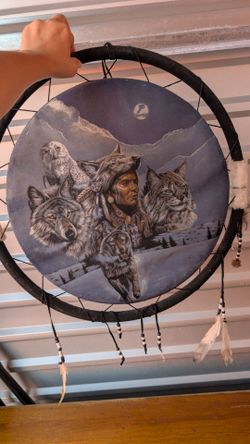 Native American Wildlife Dream Catcher Wall Decor