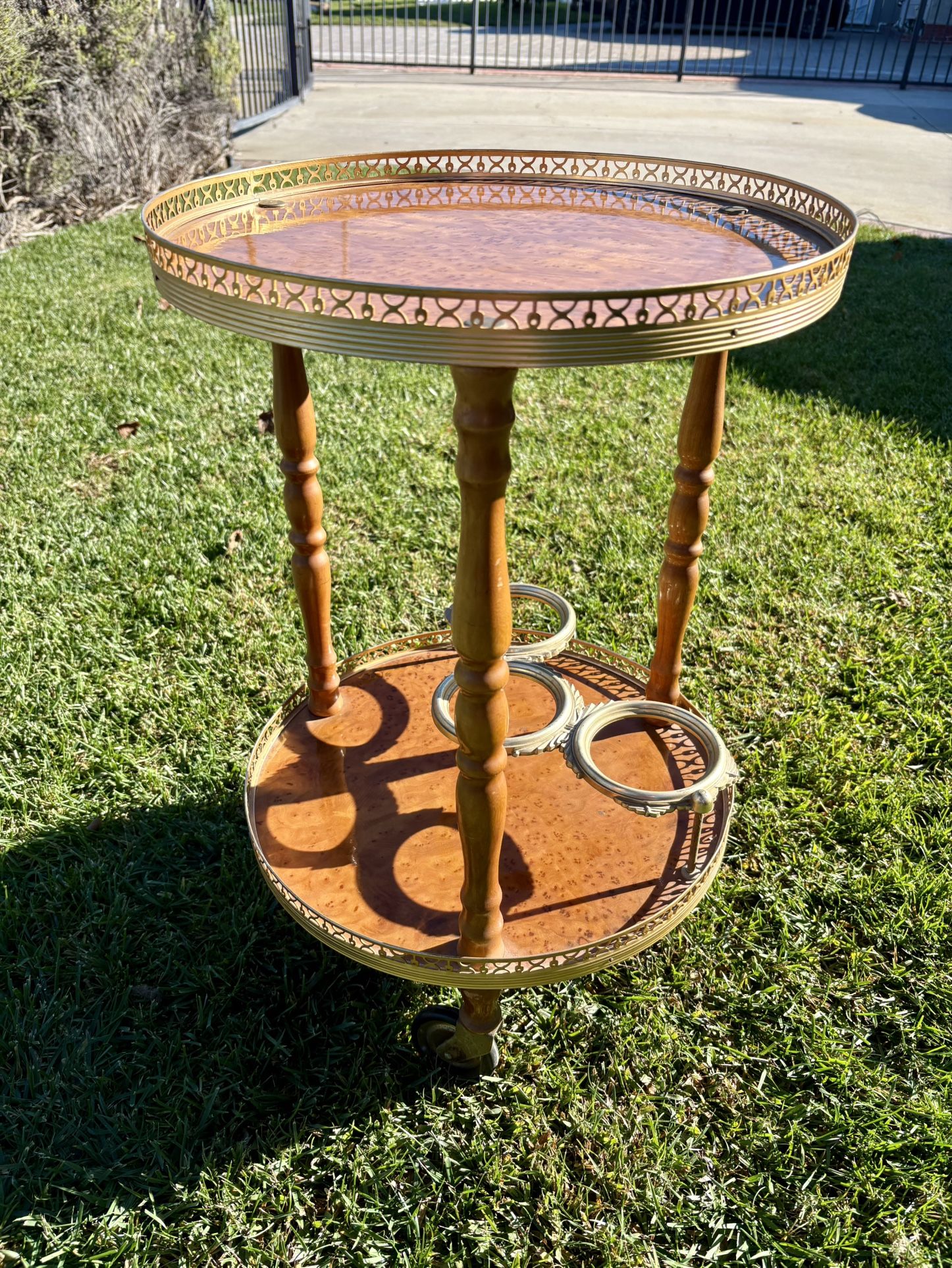 Mid Century Bar Cart - Italian Style