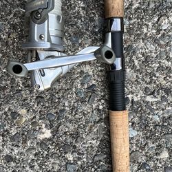 Bass Fishing Spinning Rod And Reel - Shimano And Affinity 