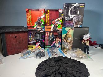 Shf and revoltech figure and diorama lot! Sell or trade
