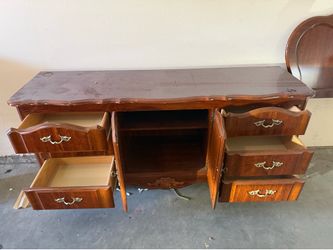 Dresser with mirror