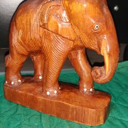 Wooden Hand carved Elephant 