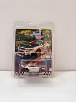 Hot Wheels Boulevard LB-ER34 Super Silhouette Nissan Skyline – Premium – Factory Sealed w/ Protective Case