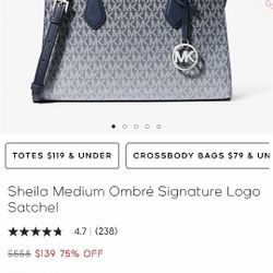 Michael Kors Ombre Tote Bag