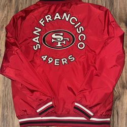 New Men’s Size Large San Francisco 49ers Nylon Jacket 