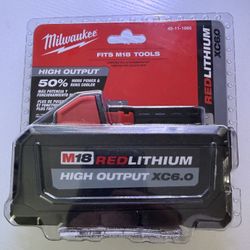 M18 18-Volt Lithium-lon High Output Battery Pack 6.0Ah