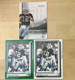 Rich Gannon Raiders 3-Card Lot – Topps Draft Picks + Donruss Base & Press Proof