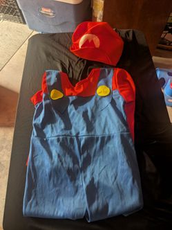Mario Costume kids size for a 3 year old