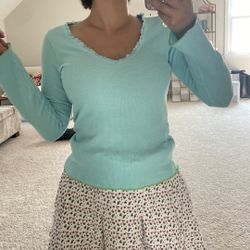 Victoria’s Secret thermal tee. Xs-s