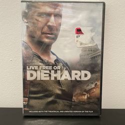 Live Free Or Die Hard DVD NEW SEALED Unrated/Theatrical Movie Bruce Willis 2007