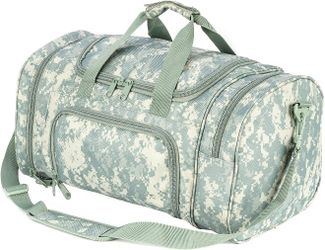 Military Tactical Outdoor Gym Bag Small Duffel Bag with Shoes Compartment for Sports Travel Camping Hunting