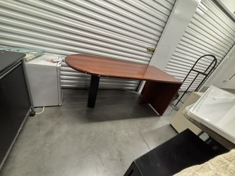 Large Executive Office Desk – Solid Wood 