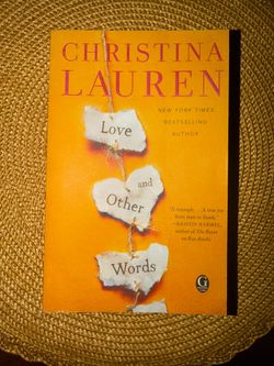 NEW $14 - Love and Other Words
