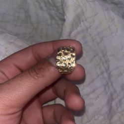 10kt 9mm Nugget Ring