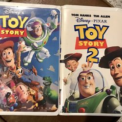 Vintage Toy Story 1&2 VHS Movies