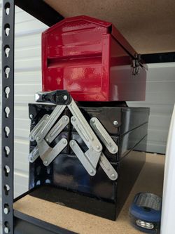 6 Tool boxes and 2 tool bags