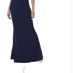 Lulu’s Dress Navy Blue V Neck Size M Elegant  Look For A Party 