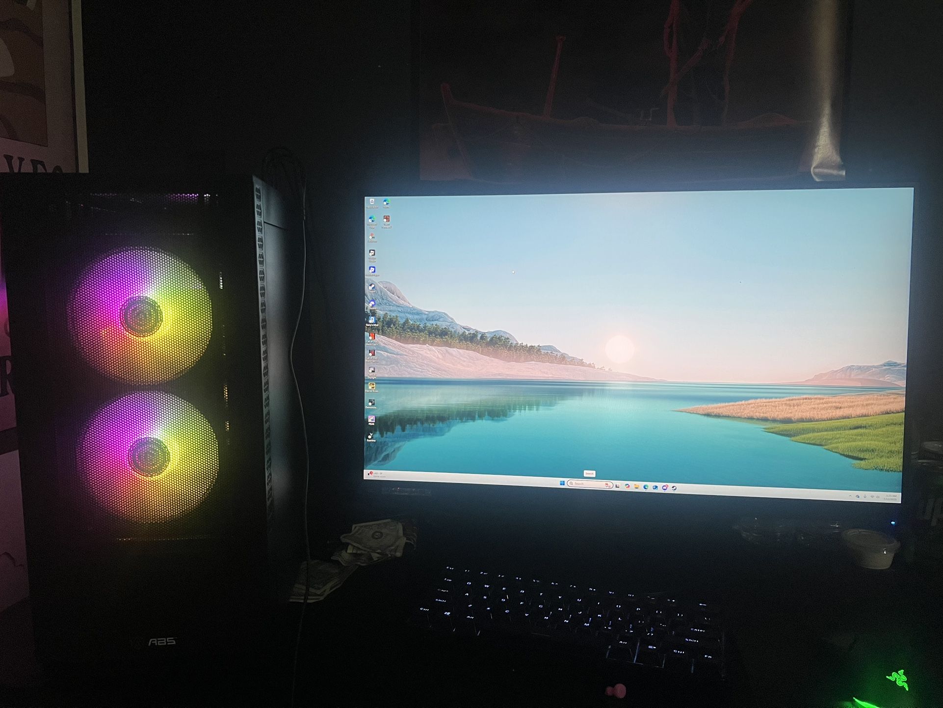 Gaming pc+ Monitor