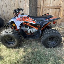 2025 Kayo 125cc YTH Quad. Gas Engine. Automatic. F/N/R