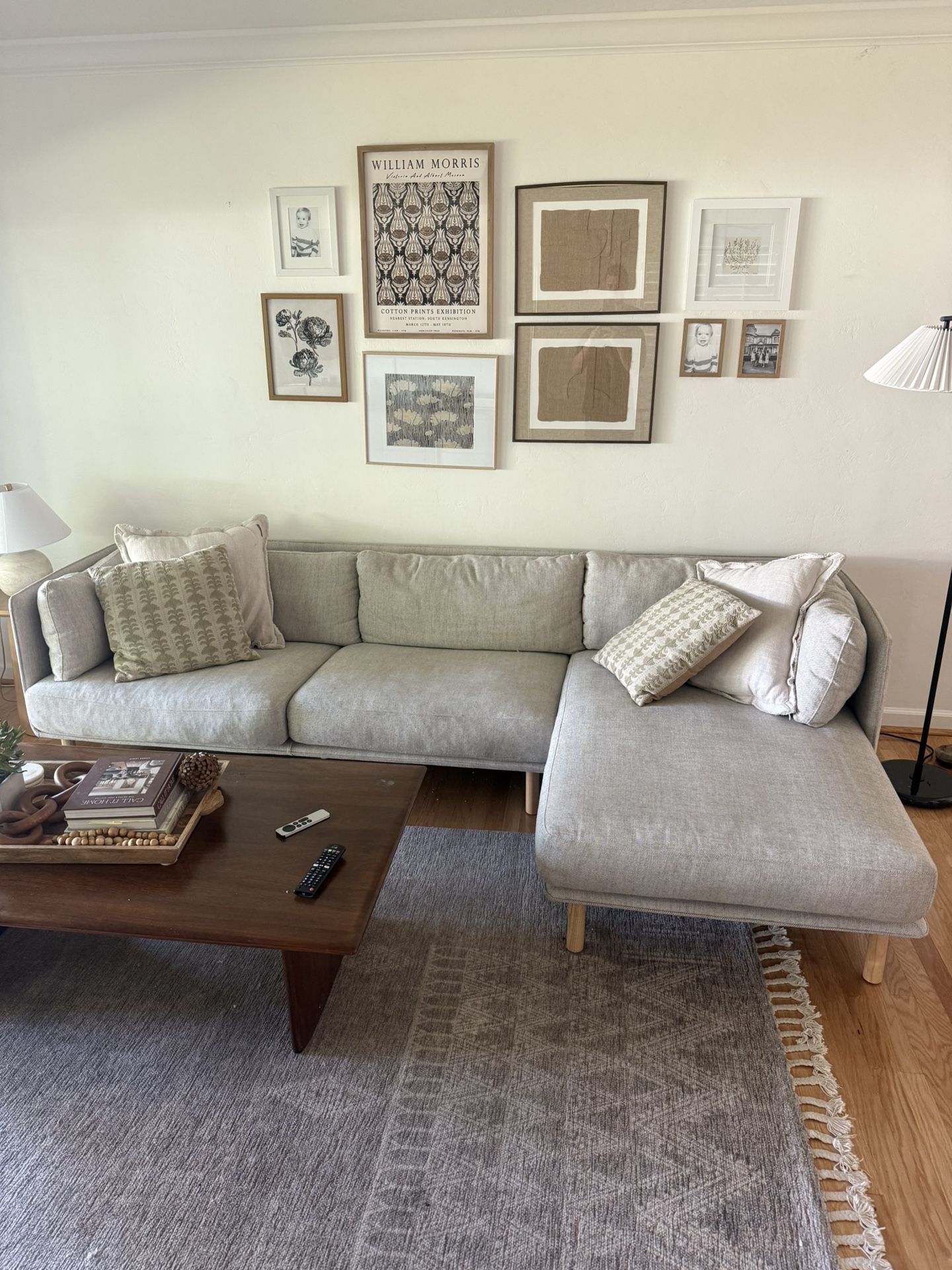 Crate and Barrel couch 108”