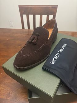 Beckett Simonon Suede Tassel Loafers