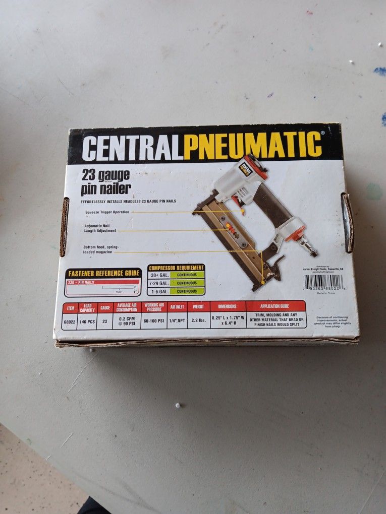Pneumatic Pin Nailer
