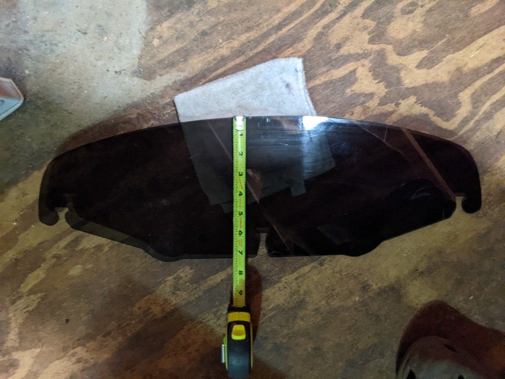 7" TINTED WINDSHIELD FOR HARLEY DAVIDSON TOURING STREET GLIDE ULTRA