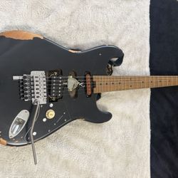 EVH Frankenstein Relic Series Electric Guitar (Black)