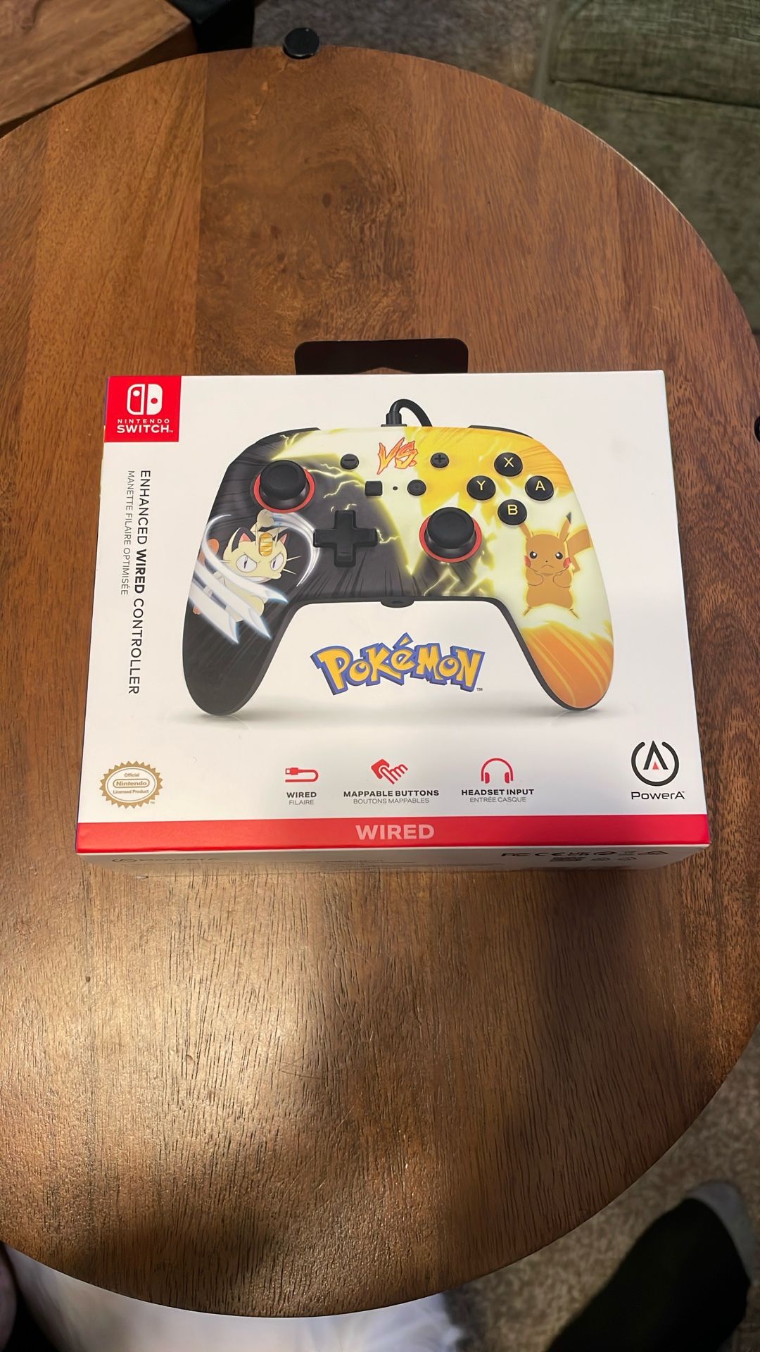 PowerA Pokémon Enhanced Wired Controller for Nintendo Switch – Brand New, Sealed