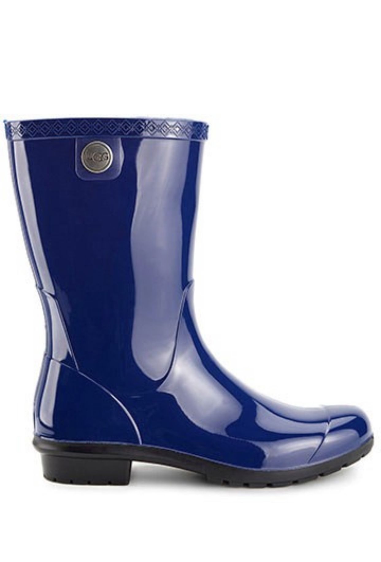 UGG Blue 'Sienna' Rubber Rain Boots Size 6. Used Condition. Make an offer!