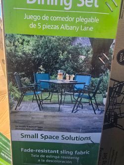 Albany Lane 5-Piece Folding Outdoor Dining Set
