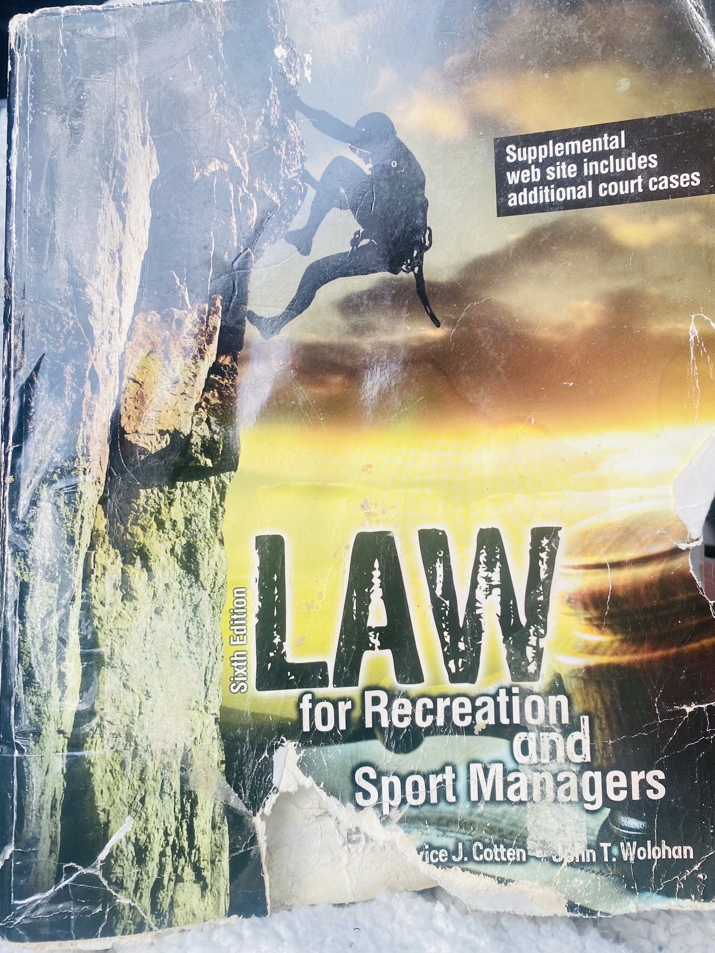 Law For Recreation And Sports Managers - College Textbook!