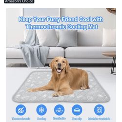 Cooling Thermochromic Fabric Pet Mat 
