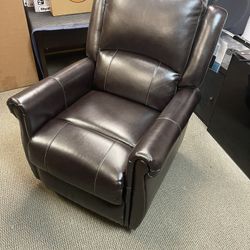 Rocking Leather Recliner Chair - Abbyson Elena