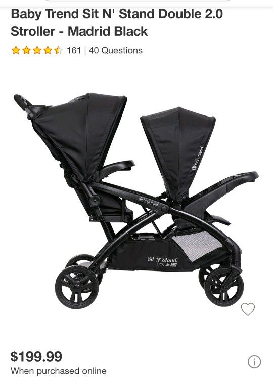 Gently Used Double Stroller