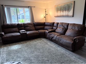 Brown Reclining  Couch