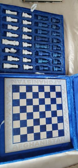 Chess Set solid stone