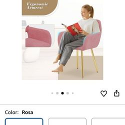 Two Decorative Pink Chairs