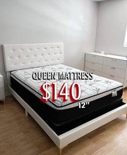 New Queen. Mattress only $140