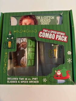 Elf Collectors Glassware Pint with Bottle Opener