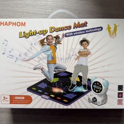 Rechargeable Dance Mat Toys for kids (Black) 