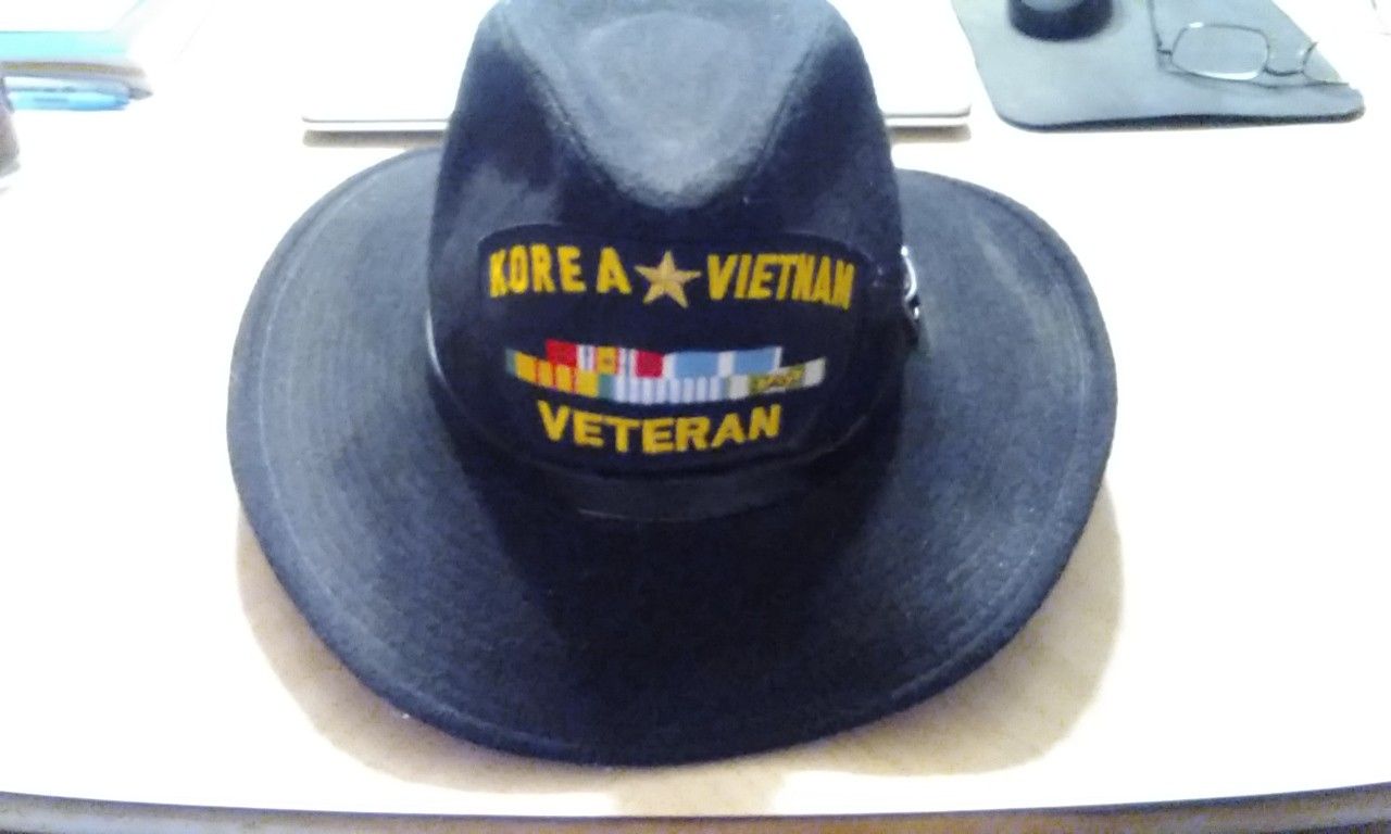 Korea Vietnam Veteran Cowboy Hat