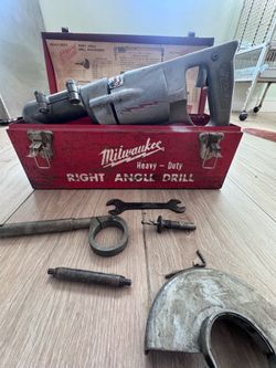 Vintage Milwaukee right angle drill